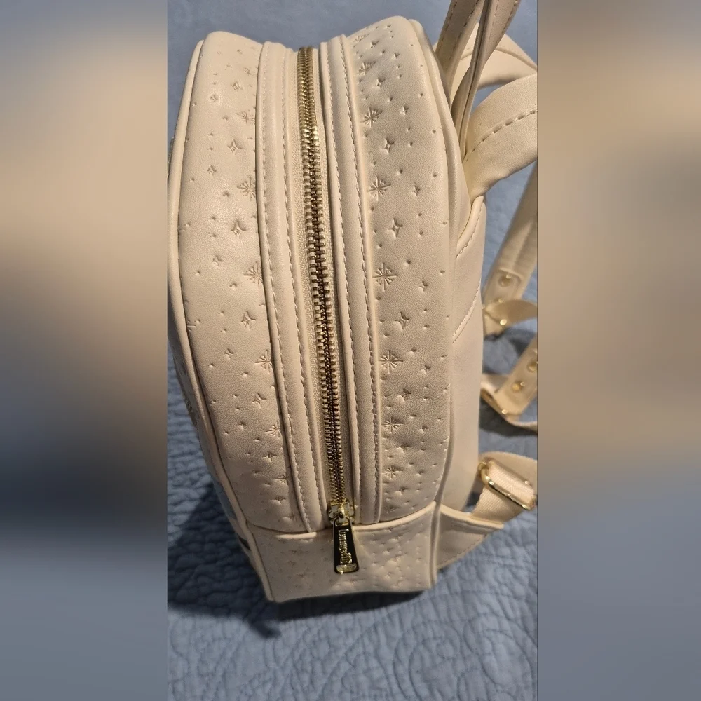 Disney Cream Backpack with Character Faces